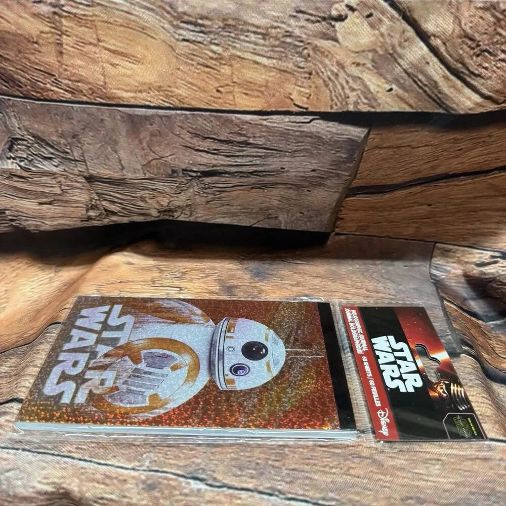 Star Wars BB-8 Holographic Journal Notebook 60 Sheets Tri-Coastal Disney NEW